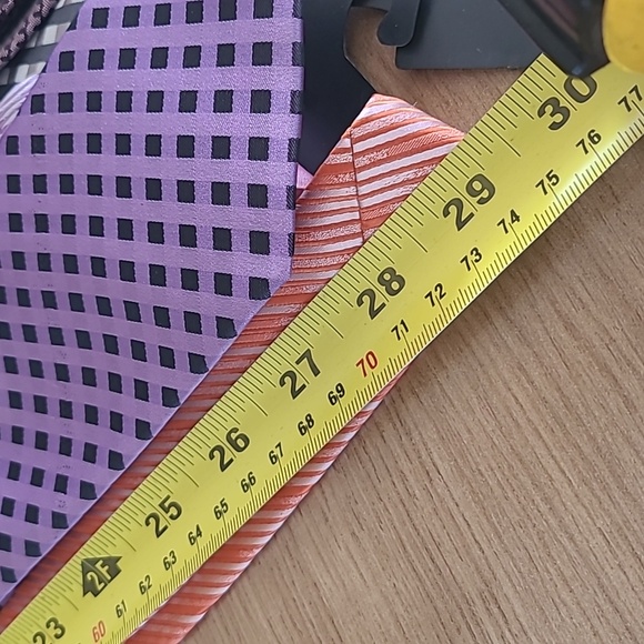 Bundel of 3 ties made by hand from marc olivier new no tag - Picture 9 of 11